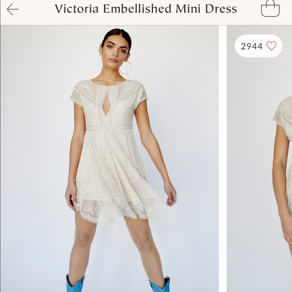 free people victoria embellished dress